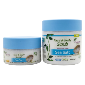 CareLine Naturals Face & Body Scrub - Sea Salt